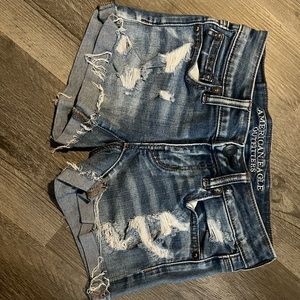 American eagle jean shorts